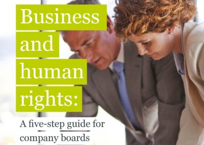 Business and Human Rights: A five-step guide for company boards
