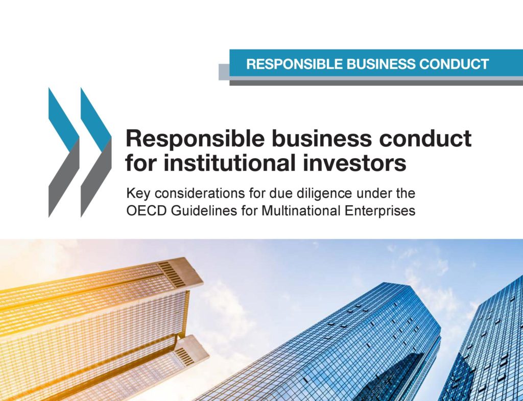 Responsible Business Conduct for Institutional Investors Business and
