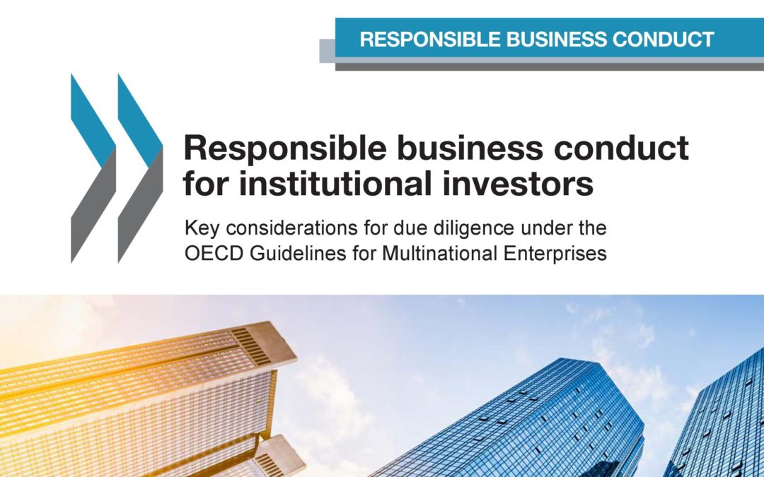 Responsible Business Conduct for Institutional Investors