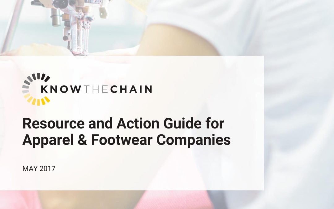 Resource and Action Guide for Apparel & Footwear Companies