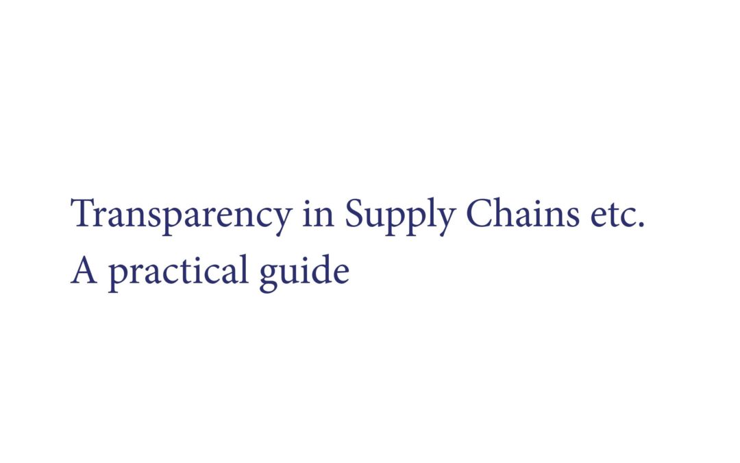 Transparency in Supply Chains