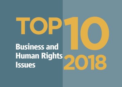 Top 10 Business and Human Rights Issues 2018