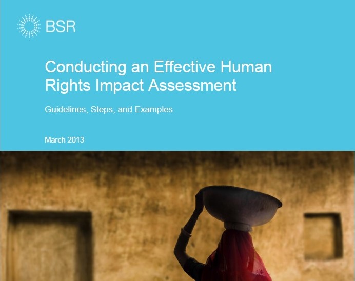 Conducting an Effective Human Rights Impact Assessment