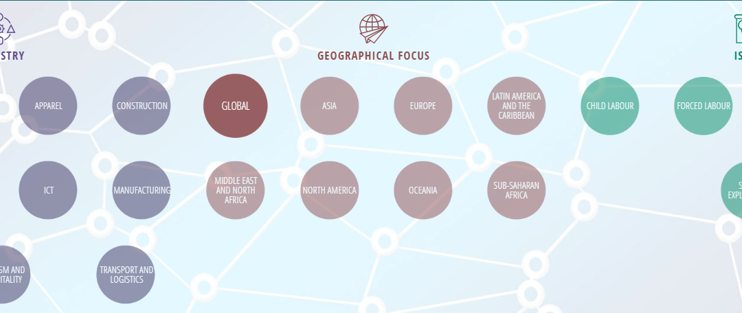 Interactive map of anti-human trafficking organisations
