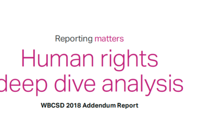 Reporting Matters 2018: Human Rights deep dive
