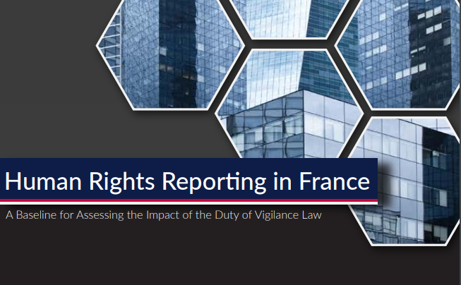 Human Rights Reporting in France – A Baseline for Assessing the Impact of the Duty of Vigilance Law
