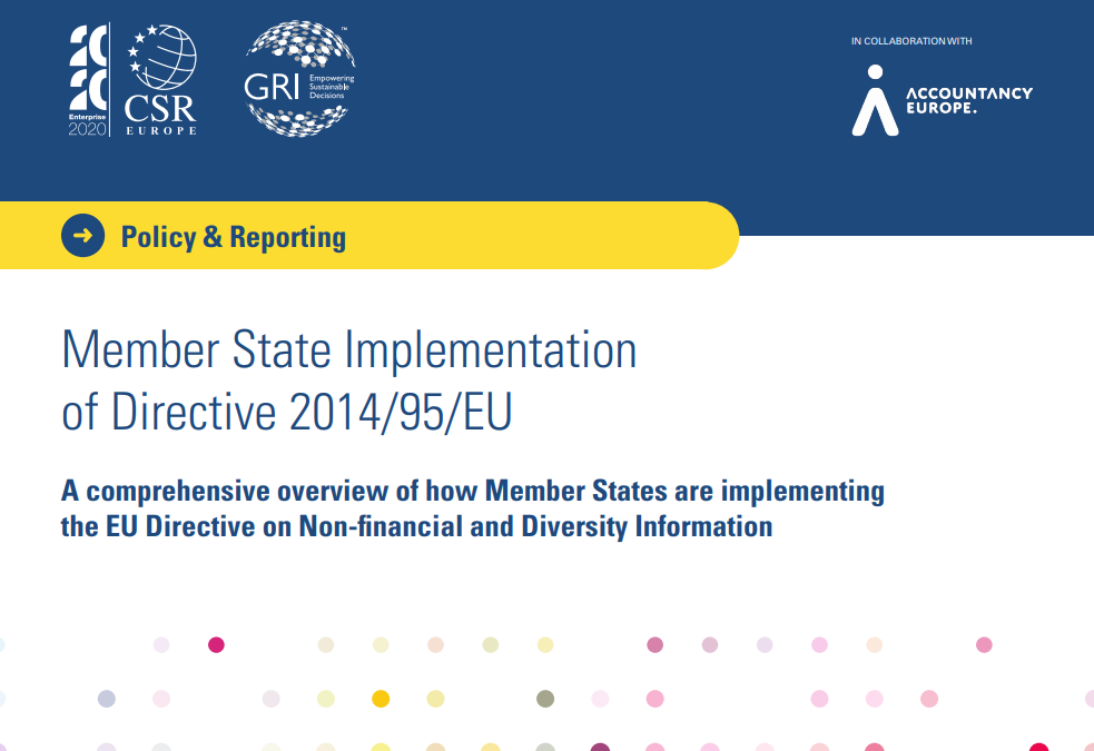 A comprehensive overview of how Member States are implementing the EU Directive on Non-financial and Diversity Information