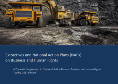 Extractives and National Action Plans (NAPs) on Business and Human Rights