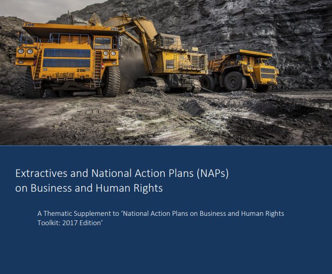 Extractives and National Action Plans (NAPs) on Business and Human Rights