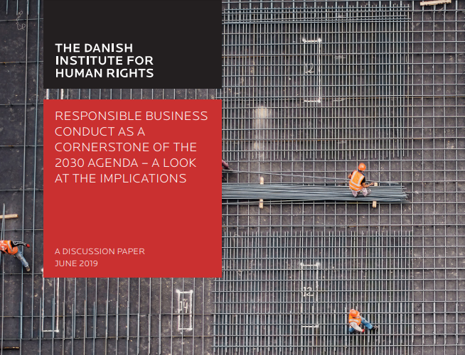 Responsible business conduct as a cornerstone of the 2030 Agenda – A look at the implications