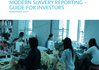 Modern Slavery Reporting – Guide for Investors