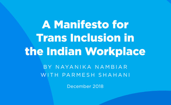 A Manifesto for Trans Inclusion in the Indian Workplace