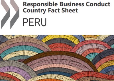 Responsible Business Conduct – Country Fact Sheet: Peru