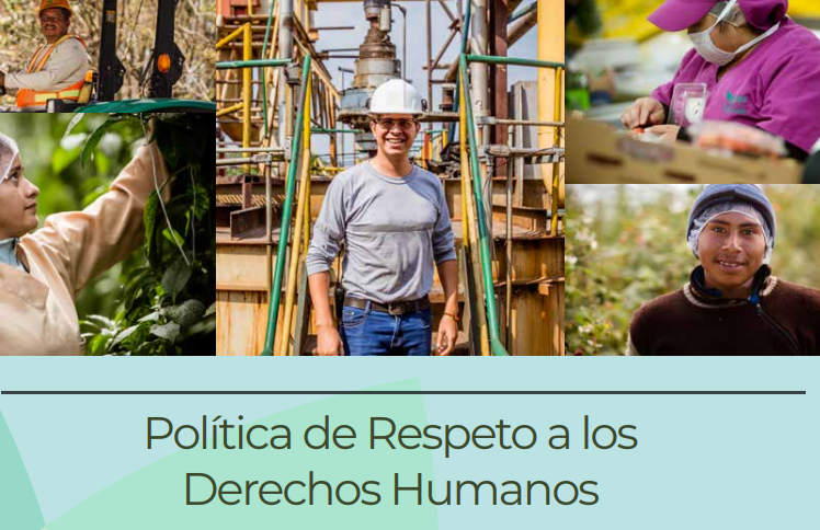 Política de Respeto a los Derechos Humanos y Manual de Buenas Prácticas en el Sector Agro