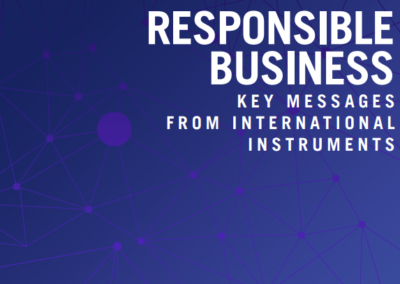 Responsible Business: Key messages from international instruments