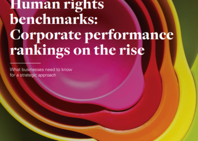 Human rights benchmarks: Corporate performance rankings on the rise
