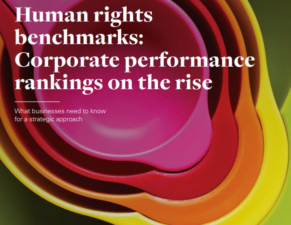 Human rights benchmarks: Corporate performance rankings on the rise