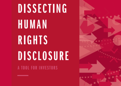 Dissecting Human Rights Disclosure: Engagement with vulnerable stakeholders