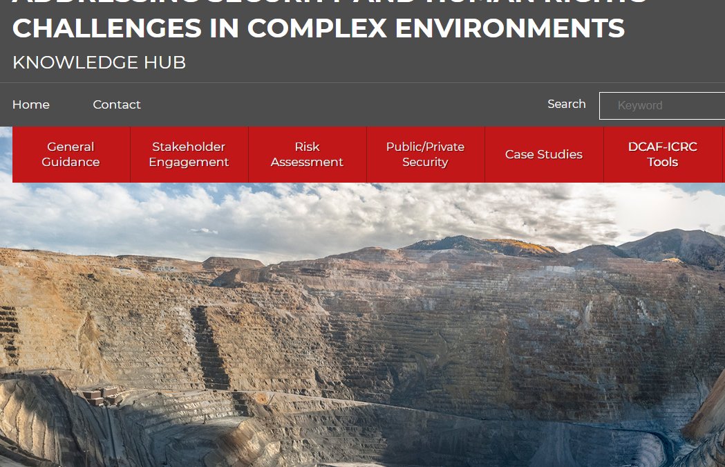 Addressing security and human rights challenges in complex environments – Knowledge Hub