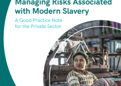 Managing Risks Associated with Modern Slavery