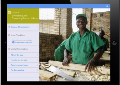 Eliminating and Preventing Forced Labour: Checkpoints app