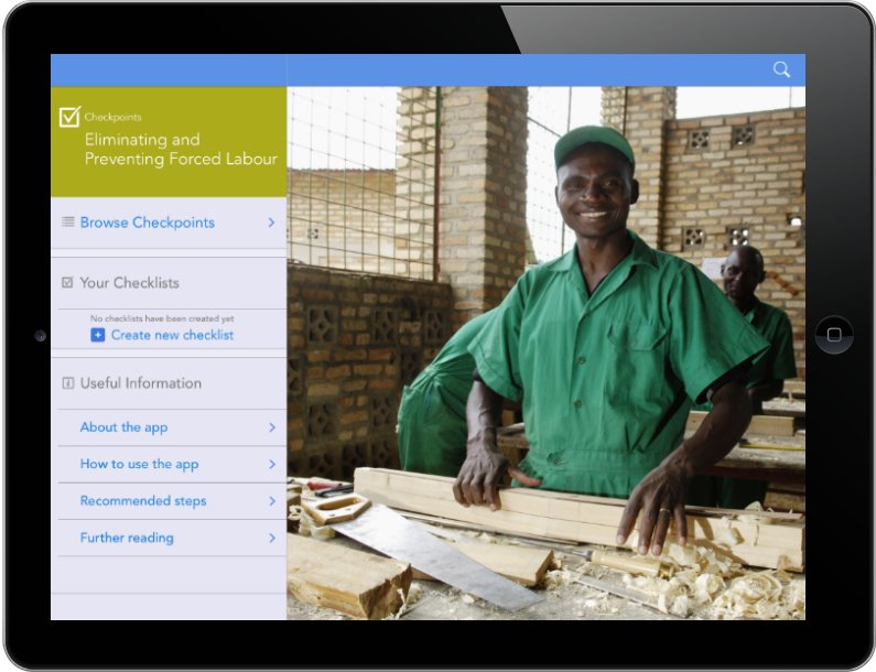 Eliminating and Preventing Forced Labour: Checkpoints app
