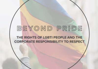 Beyond Pride: The Rights of LGBTI People and the Corporate Responsibility to Respect