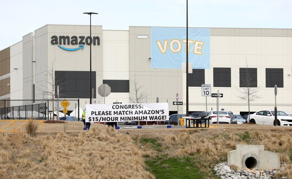 U.S. Labor Board Sets Dates for Union Vote at Amazon Warehouse in Alabama